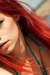 Gorgeous redhead Ariel