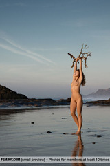 Vika A Nude On The Beach